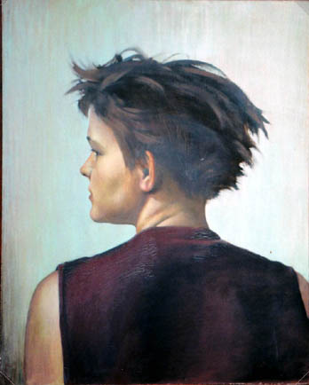 olajfestmény női portré